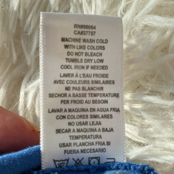 RVCA BRIGHT BLUE TANK A LINE SHIFT MINI SUMMER DRESS w/ Pockets Size M E… - Picture 7 of 10